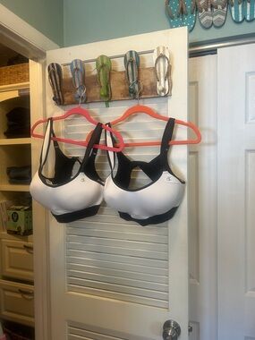 Champion White and Black Sports Bras Duo